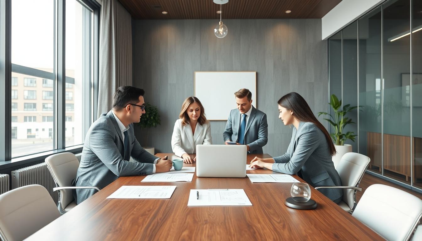 Family elder care planning discussion